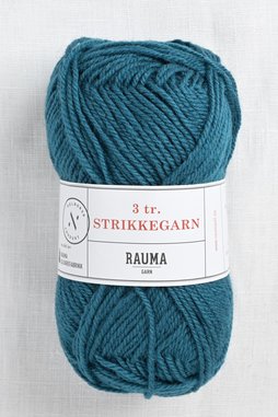 Image of Rauma 3-Ply Strikkegarn 184 Petrol