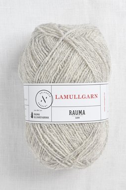 Image of Rauma 2-Ply Lamullgarn 12 Light Grey Heather