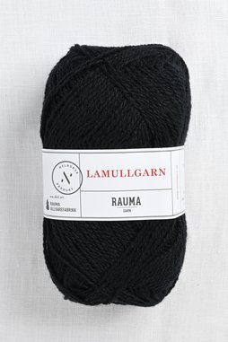 Image of Rauma 2-Ply Lamullgarn 15 Black