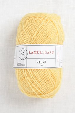 Image of Rauma 2-Ply Lamullgarn 20 Light Yellow