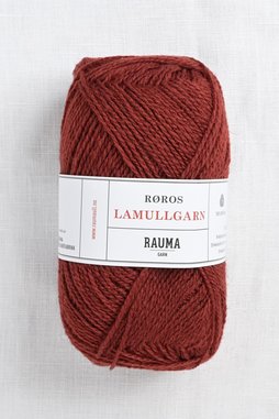 Image of Rauma 2-Ply Lamullgarn 29 Medium Red Brown