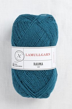 Image of Rauma 2-Ply Lamullgarn 74 Peacock Blue