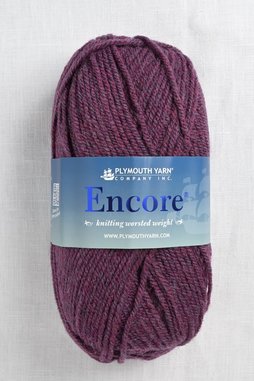 Image of Plymouth Encore Worsted 355 Garnet Mix