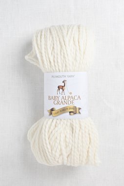 Image of Plymouth Baby Alpaca Grande 501 Bright White