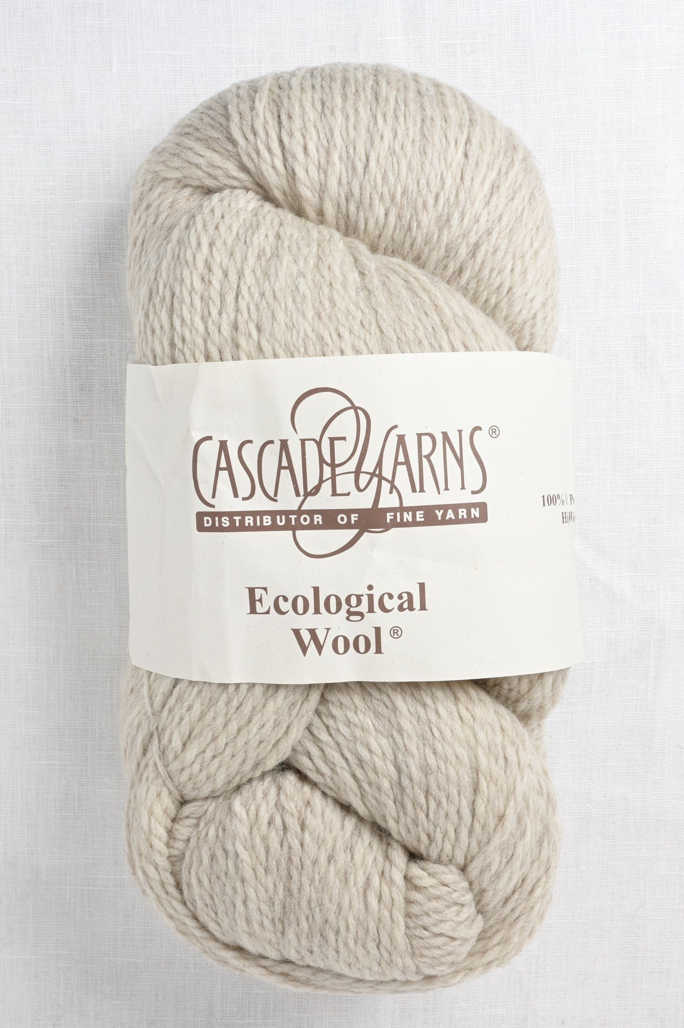 Cascade Ecological Wool 8016 Beige - Wool and Company Fine Yarn