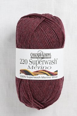 Image of Cascade 220 Superwash Merino 79 Bordeaux Heather