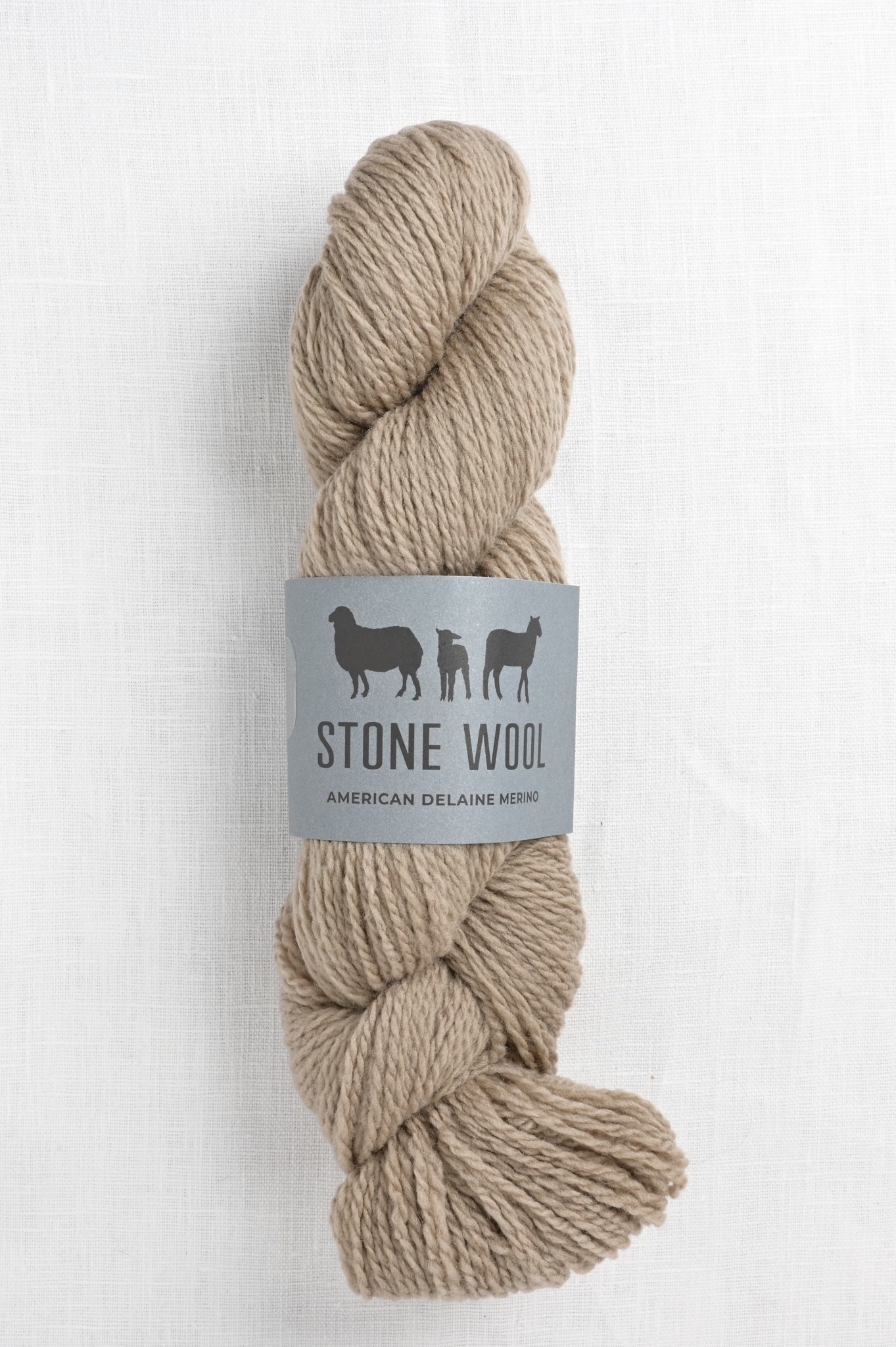 Stone Wool Delaine Merino Birch Wool and Company Fine Yarn