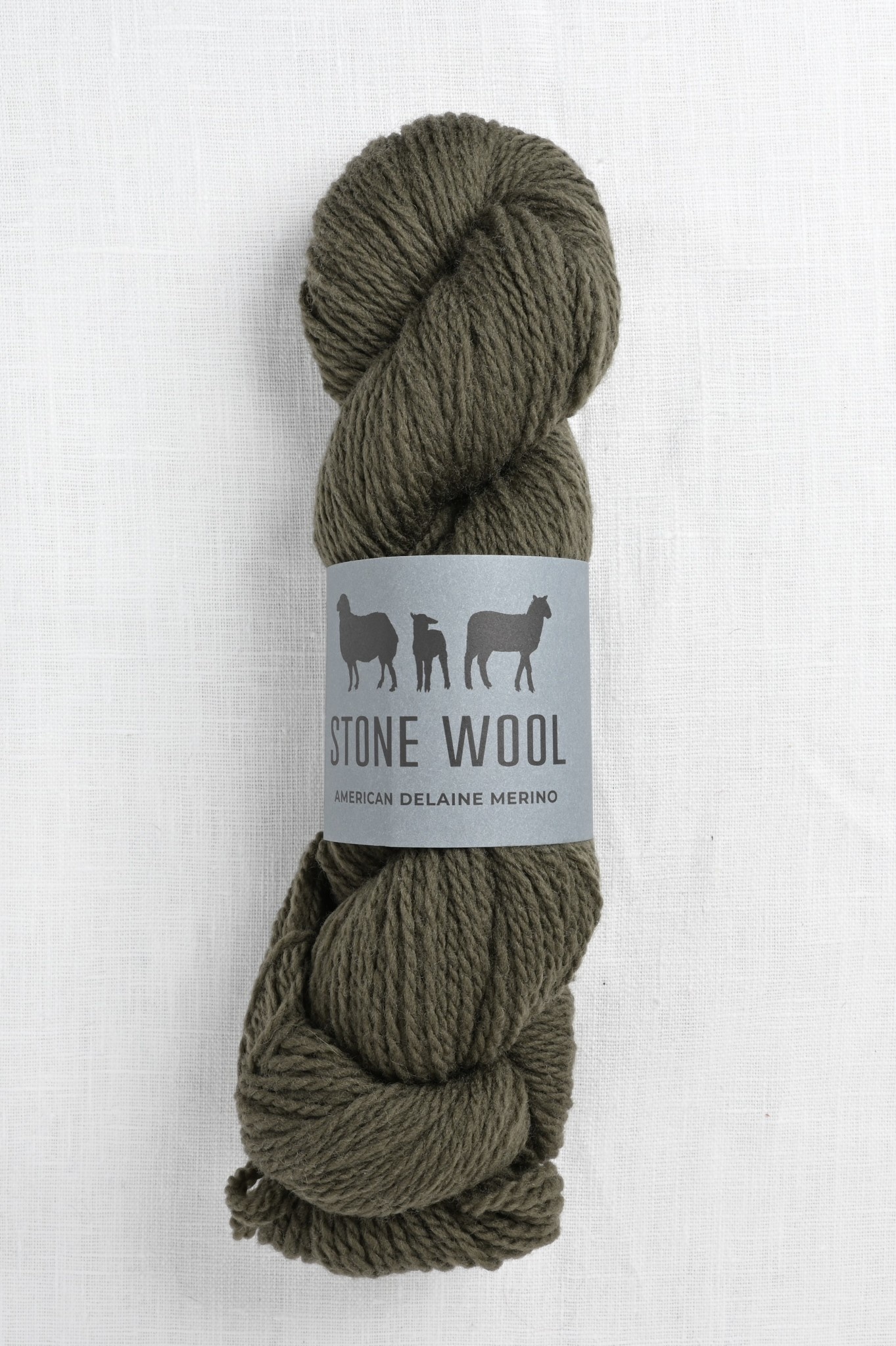 Stone Wool Delaine Merino Nuthatch - Wool and Company Fine ...