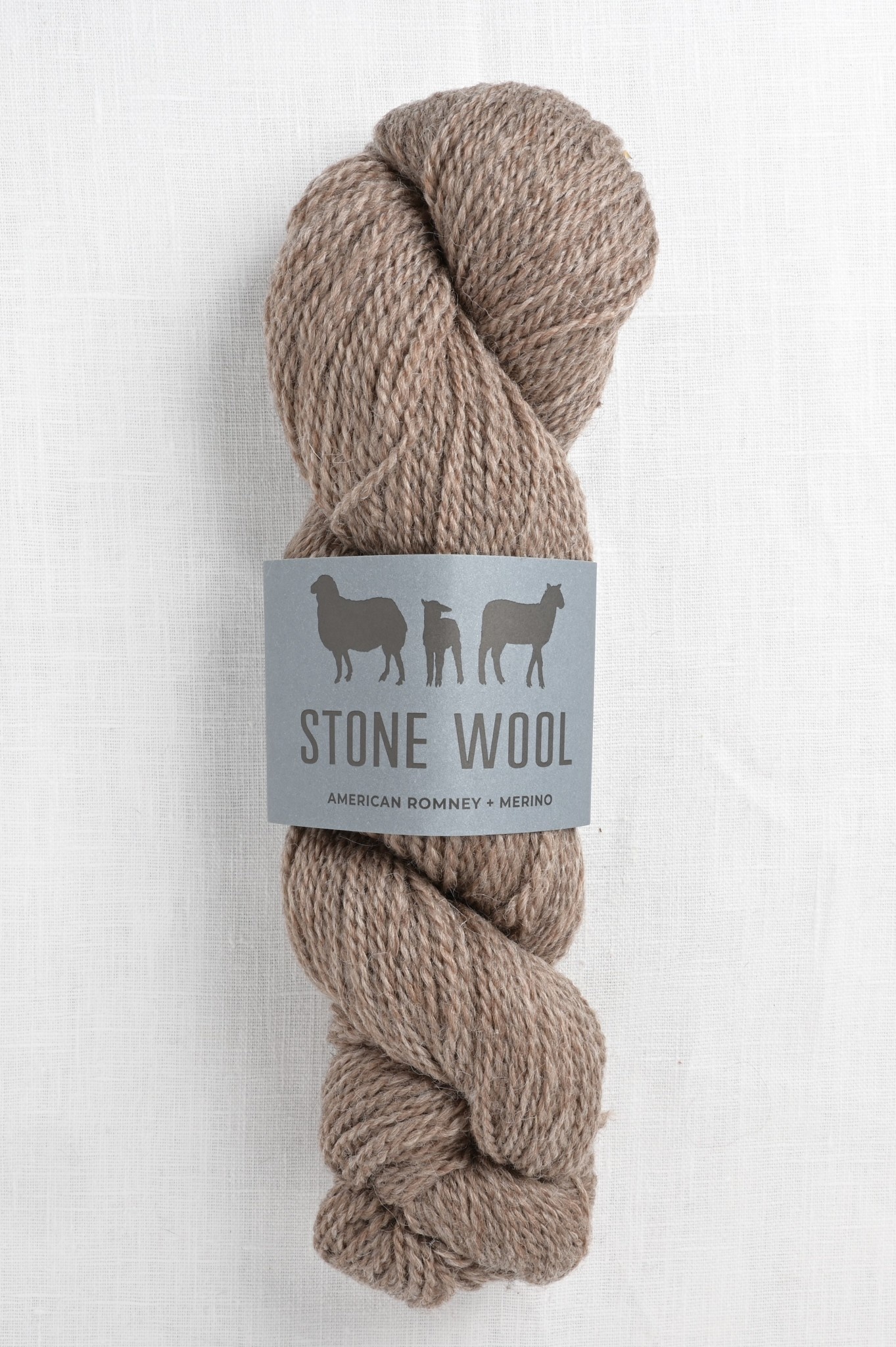 Stone Wool Romney + Merino Quartz 02 Wool and Company Fine Yarn