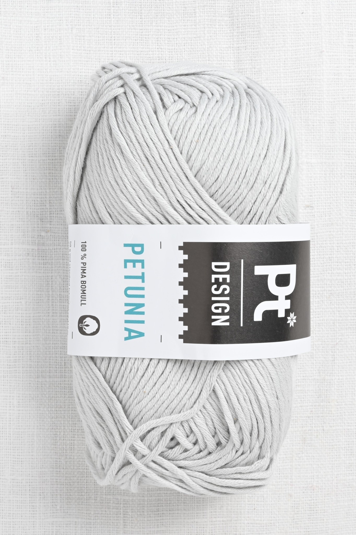 Rauma Petunia 253 Light Grey - Wool and