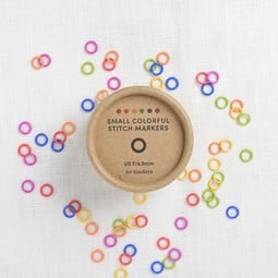 Image of Cocoknits Small Colorful Stitch Ring Markers, 60 ct.