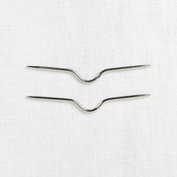 Image of Cocoknits Curved Steel Cable Needles, 2 ct.