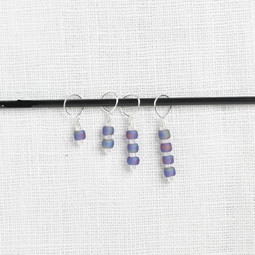 Image of Sox Marx Stitch Markers for Socks, Purple