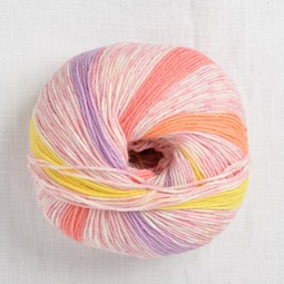 Image of Lang Yarns Merino 200 Bebe Color 409 Pink Pastel Stripe (Discontinued)