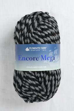 Image of Plymouth Encore Mega 365 Black Grey Marl