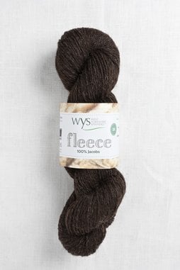 Image of WYS Fleece 100% Jacobs DK 007 Brown/Black (Undyed)