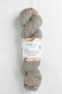 Image of WYS Fleece 100% Jacobs DK 005 Light Grey (Undyed)