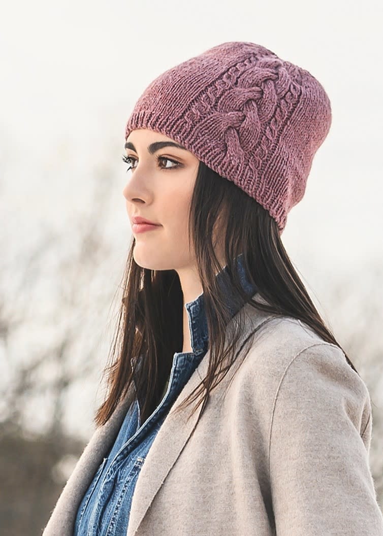 Blue Sky Fibers Claremont Cabled Hat Kit (Limited Edition)
