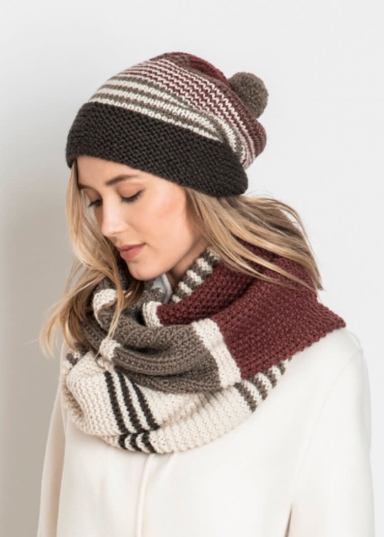 Blue Sky Fibers Forest Lake Hat & Cowl Kit (Limited Edition)