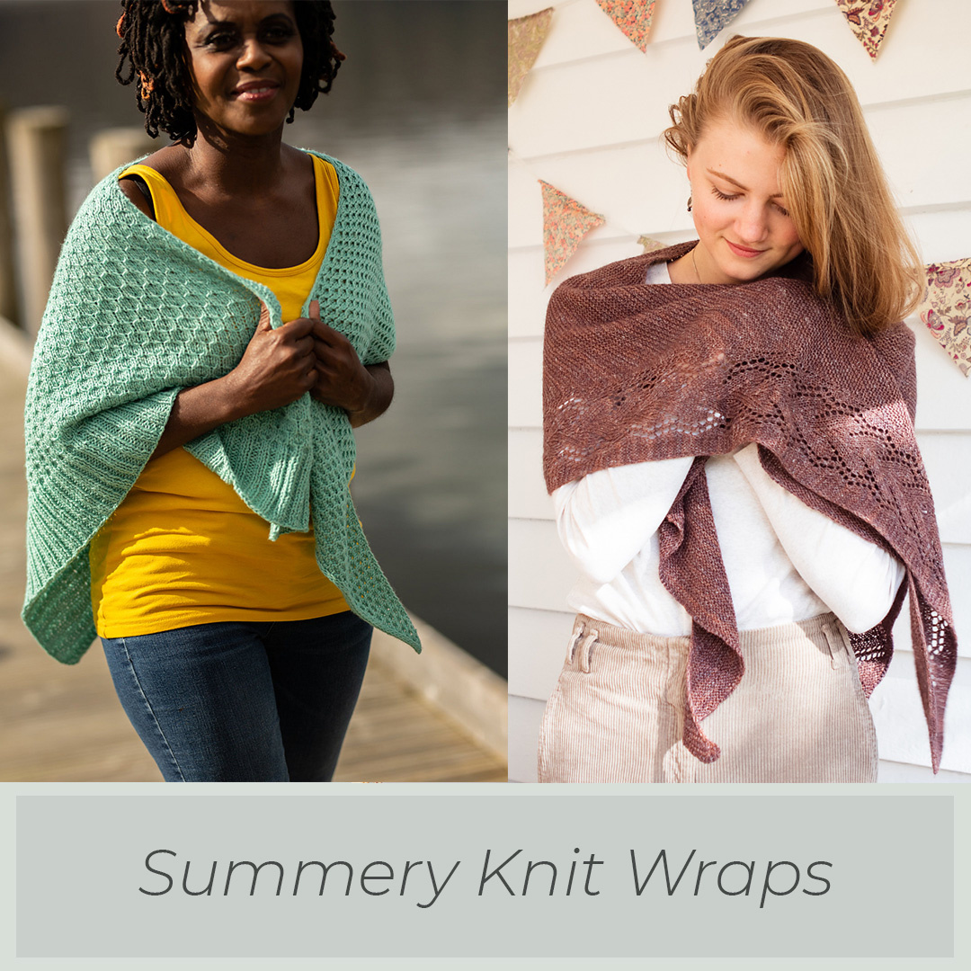 Feature Pattern of the Week - Summery Knit Wraps