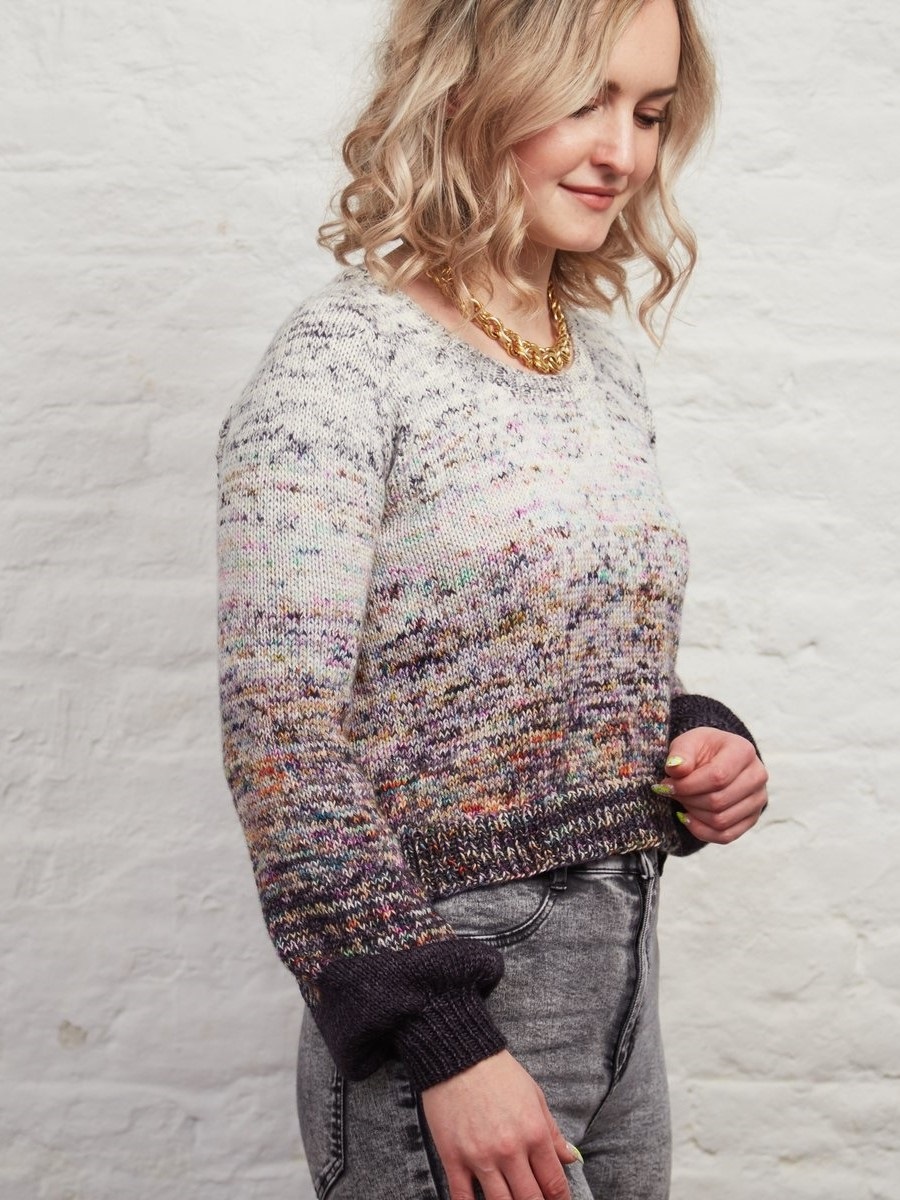 Le Pouf Sweater - Wool and Company Fine Yarn