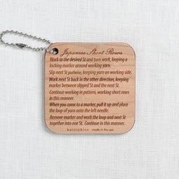 Image of Katrinkles Japanese Short Rows Instruction Fob