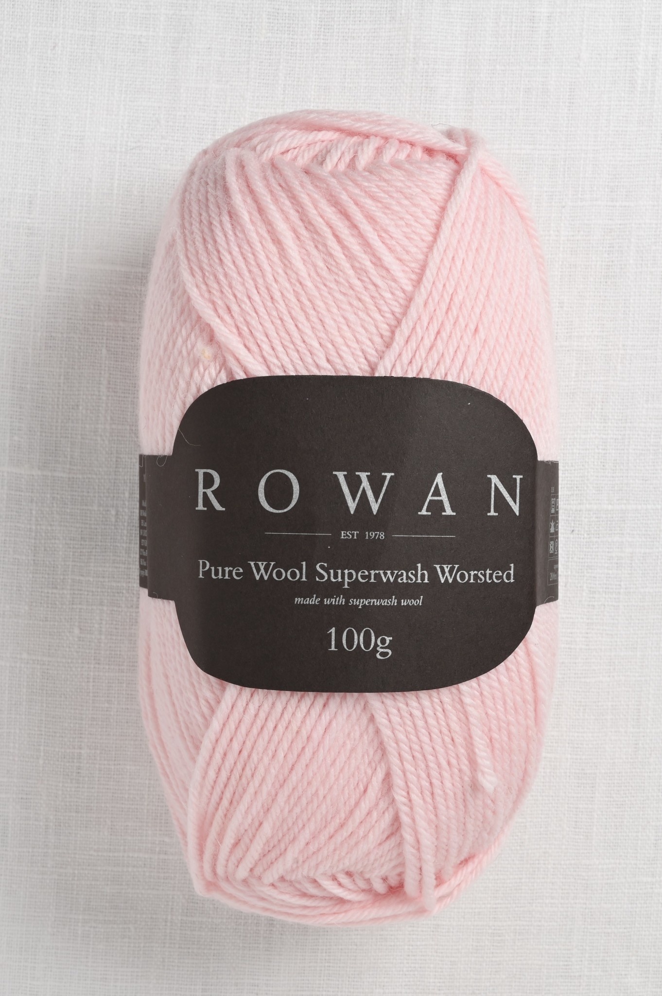 Rowan Pure Wool Worsted 196 Carnation Wool and Company Fine Yarn