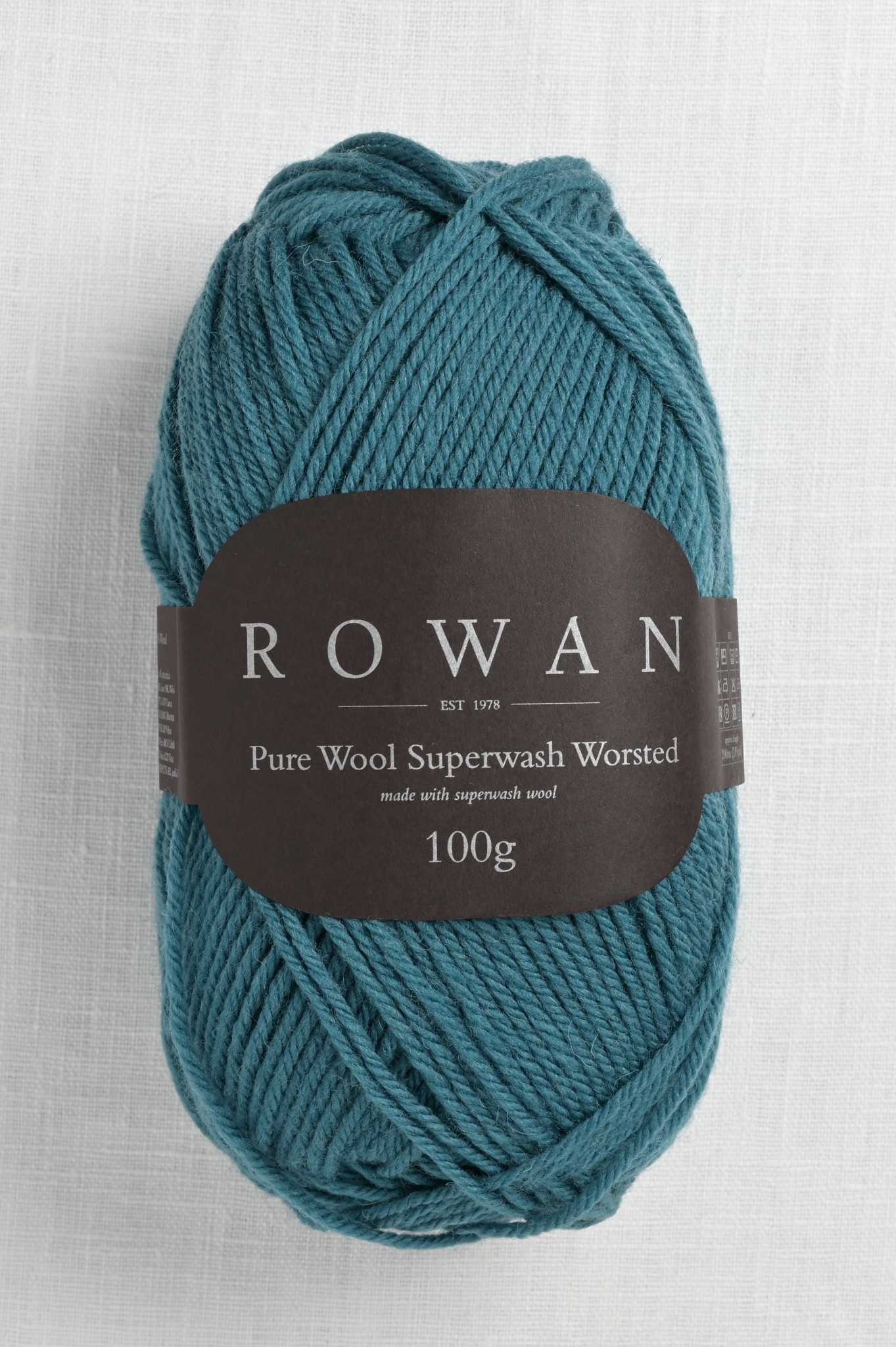 Rowan Pure Wool Worsted 197 Teal Wool And Company Fine Yarn