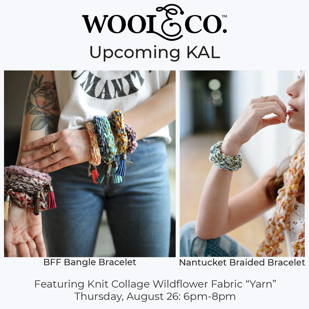 Knit Collage Festival Bracelet KAL