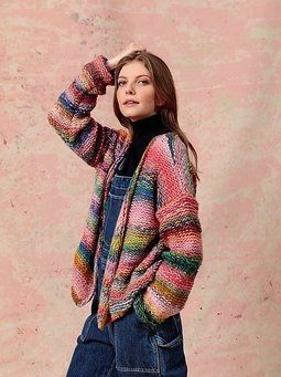 Image of Sunshine Cardigan PTO-031_03 by LANGYARNS SWITZERLAND