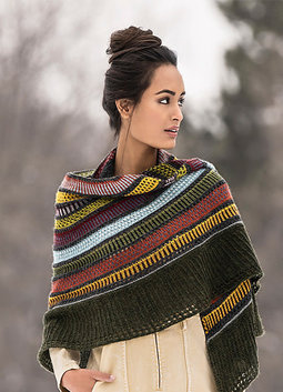 Image of Blue Sky Fibers 14 Color Woolstok Light Shawl Kit