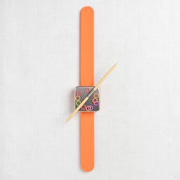 Image of Cocoknits Maker's Keep, Magnetic Knitter's Bracelet, Tangerine