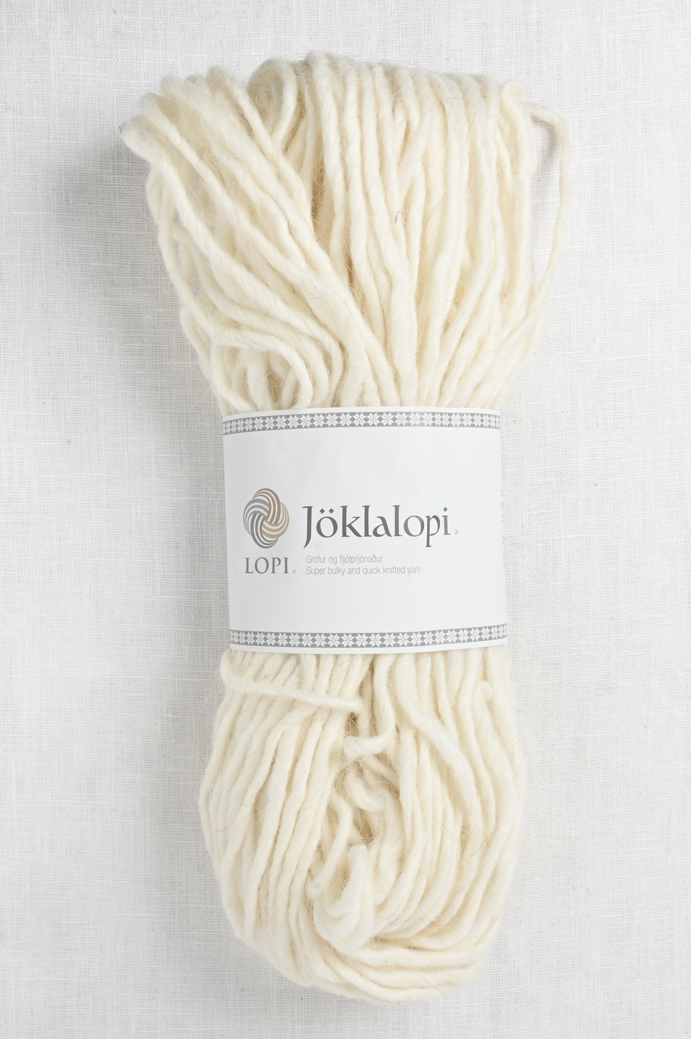 Lopi Joklalopi 0051 White Wool and Company Fine Yarn
