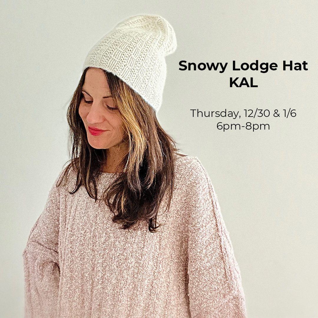 Snowy Lodge Hat KAL