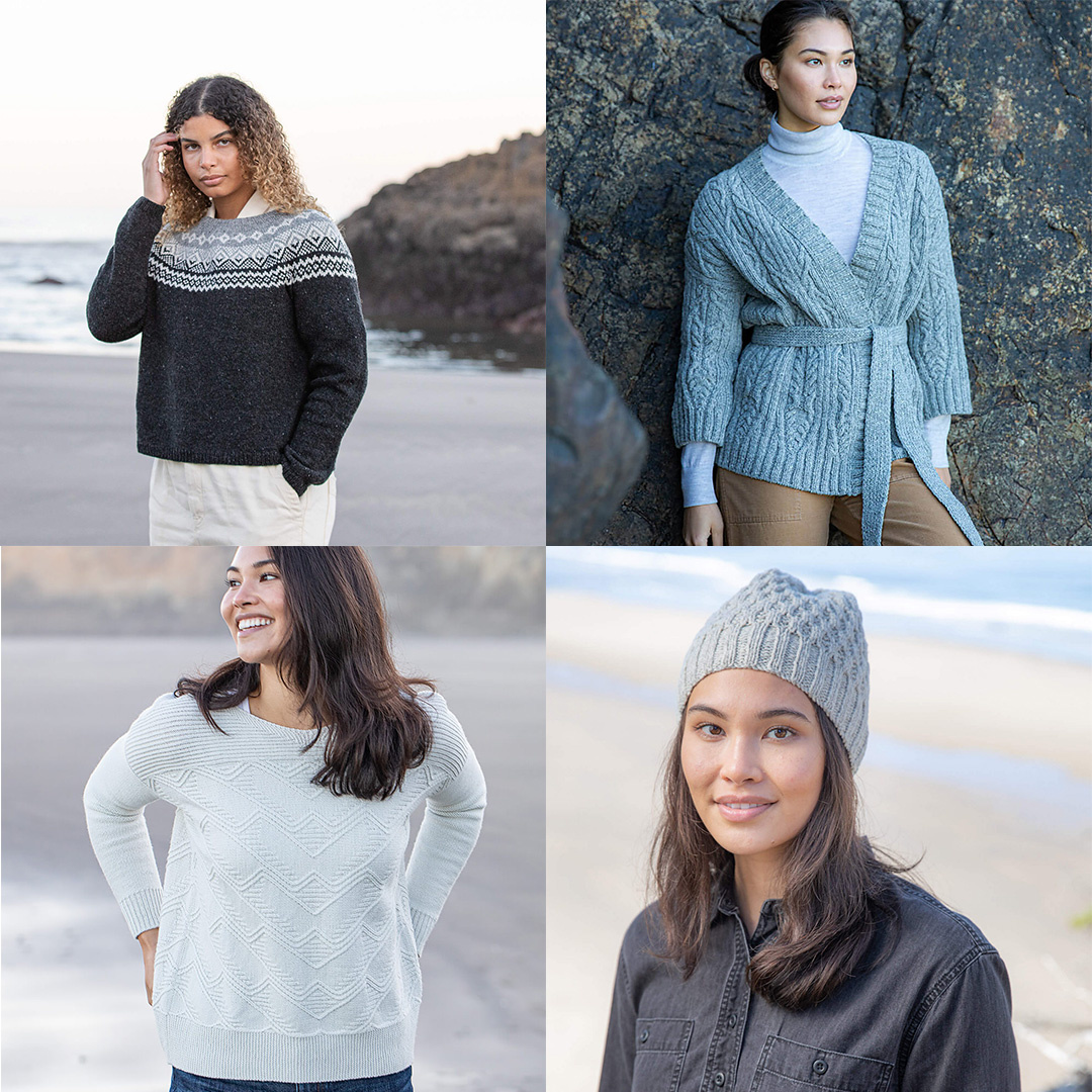 Feature Pattern of the Week - Brooklyn Tweed Grey Coast Collection