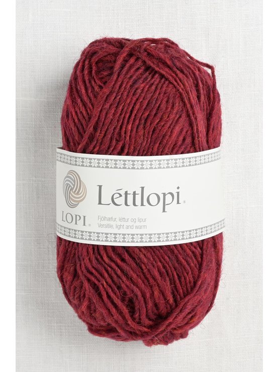 Lopi Lettlopi 1409 Red Wool and Company Fine Yarn