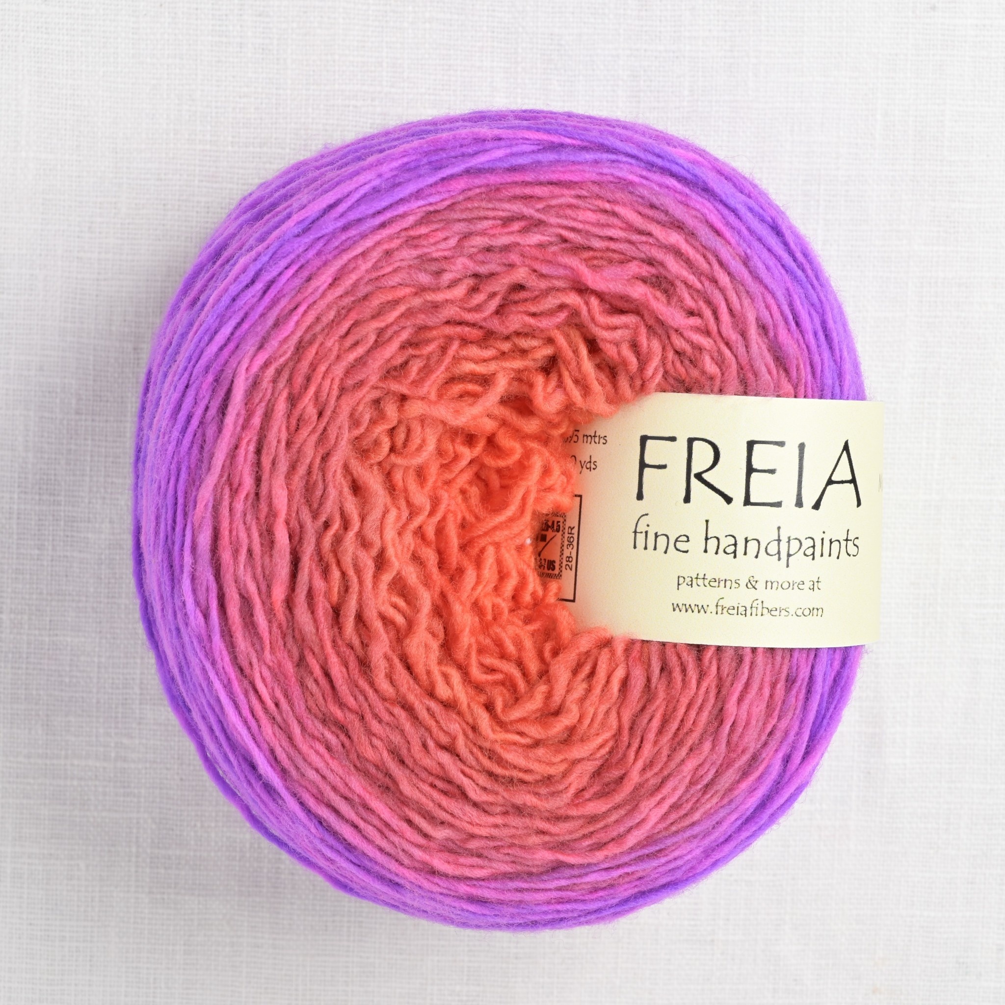 freia fine handpaints shawl ball