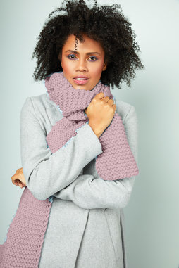 Image of Rowan Learn to Knit Kit, color Dusty Purple (Limited Edition)