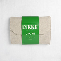 Image of Lykke Grove 5" Interchangeable Circular Needle Set, Beige Jute Case