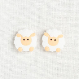 Image of Fox & Pine Stitch Stoppers, White Sheep