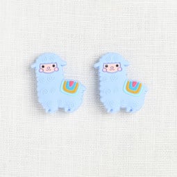 Image of Fox & Pine Stitch Stoppers, Blue Llama