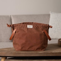 Image of Magner Knitty Gritty Original Project Bag Brushed Brown