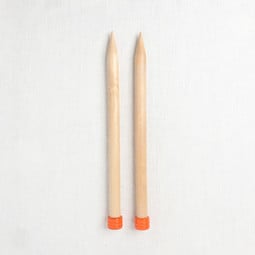 Image of KnitPro (Knitter's Pride) Jumbo Birch Single Point 10"