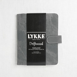 Image of Lykke Driftwood 6" Double Point Needle Set, US 0-5, Grey Denim Case