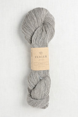 Image of Isager Alpaca 2 E3S Medium Grey Heather Undyed