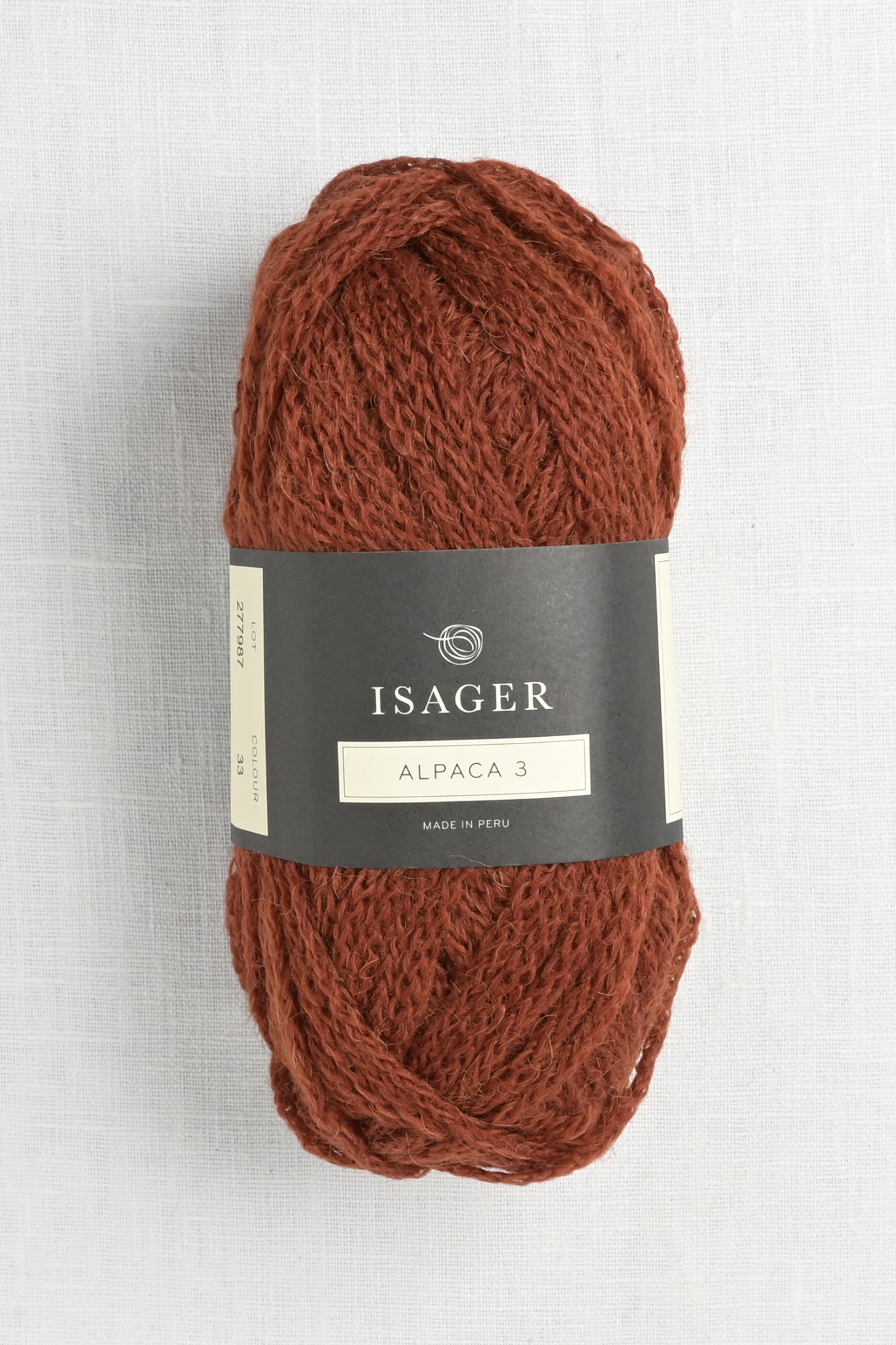 æggelederne samtidig Rengør rummet Isager Alpaca 3 33 Gingerbread - Wool and Company Fine Yarn