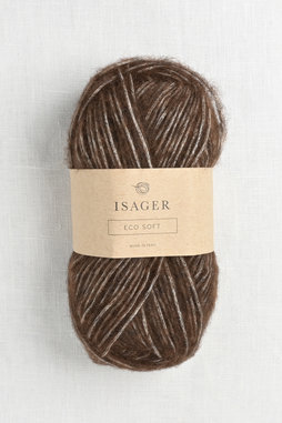 Image of Isager Soft E8S Dark Walnut Undyed