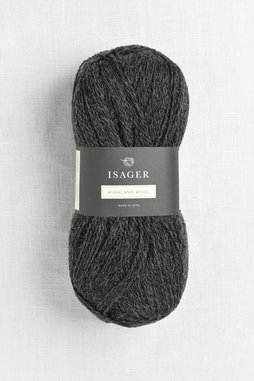 Image of Isager Highland Wool Charcoal