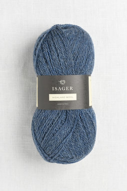 Image of Isager Highland Wool Denim Blue