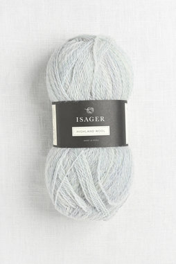 Image of Isager Highland Wool Ice Blue